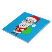 Chibi Santa Claus Tegeltje (Zijkant)