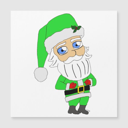 Chibi Santa groene pak (Voorkant)