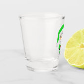 Chibi Santa groene pak Shot Glas (Links)