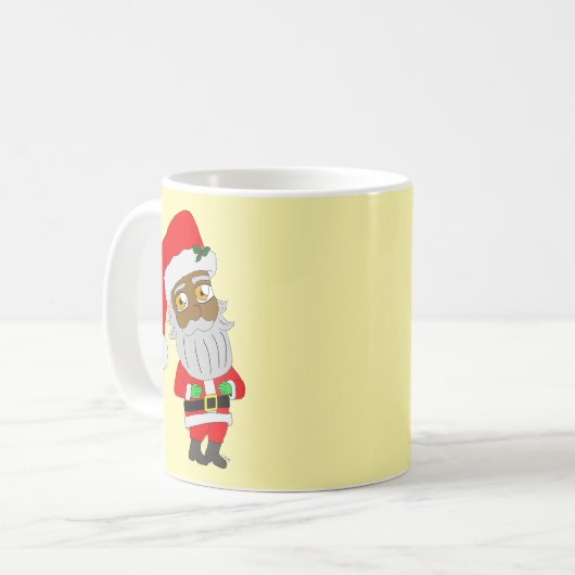 Chibi Santa Koffiemok (Voorkant links)