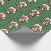 Chibi Santa (Versie 3) Cadeaupapier (Hoek)