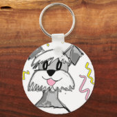 Chibi Schnauzer Sleutelhanger (Voorkant)