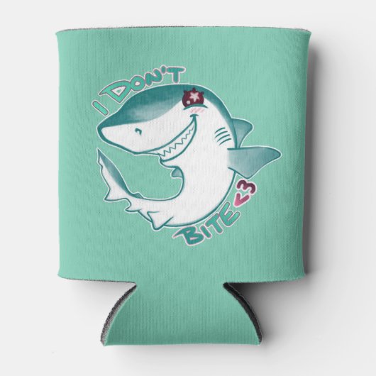 Chibi Shark Blikjeskoeler (Voorkant)