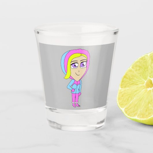 chibi shot glas (Voorkant)