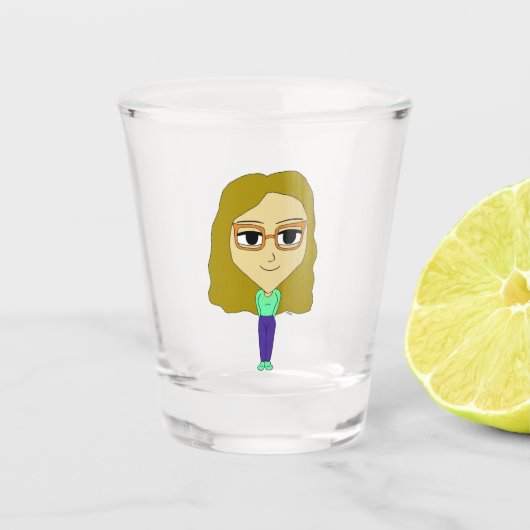 chibi shot glas (Voorkant)