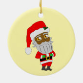 Chibi Sinterklaas Keramisch Ornament (Achterkant)