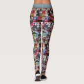 Chibi Sketch Photo Wall Leggings (Achterkant)