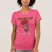 Chibi Skrap pink ladies tee T-shirt (Voorkant)