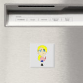 chibi 'slechte' meisje   magneet (Insitu (Vaatwasser))