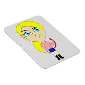 chibi "slechte" meisje magneet (Rechterzijde)