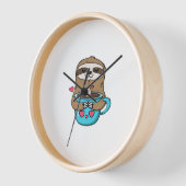 Chibi Sloth Coffee Lover – Schattigee Kawaii Sloth (Hoek)