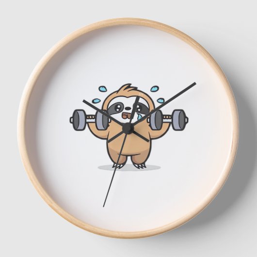 Chibi Sloth Gym Fail – Schattigee Kawaii Funny Wor (Voorkant)