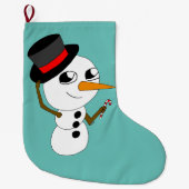 chibi smowman grote kerstsok (Voorkant)