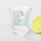 chibi smowman shot glas (Achterkant)