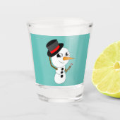 chibi smowman shot glas (Voorkant)