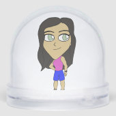 chibi sneeuwbol (Achterkant)