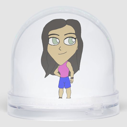 chibi sneeuwbol (Achterkant)