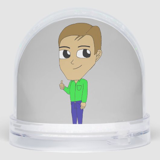 chibi sneeuwbol (Achterkant)