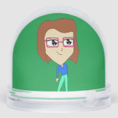 chibi sneeuwbol (Achterkant)