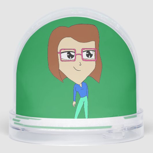 chibi sneeuwbol (Achterkant)