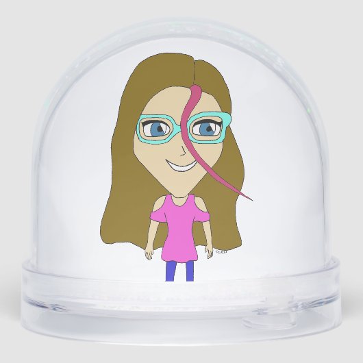 chibi sneeuwbol (Achterkant)