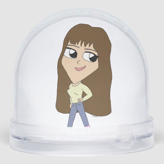 chibi sneeuwbol (Achterkant)