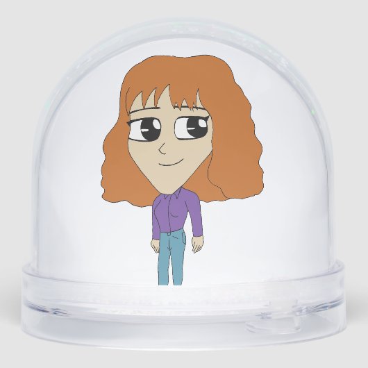 chibi sneeuwbol (Achterkant)