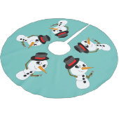 chibi sneeuwman  kerstboom rok (Gekanteld)