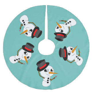 chibi sneeuwman kerstboom rok