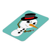 chibi sneeuwman magneet (Linkerzijde)