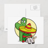 chibi sombrero briefkaart (Voorkant / Achterkant)