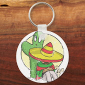 chibi sombrero noodlottig sleutelhanger (Voorkant)