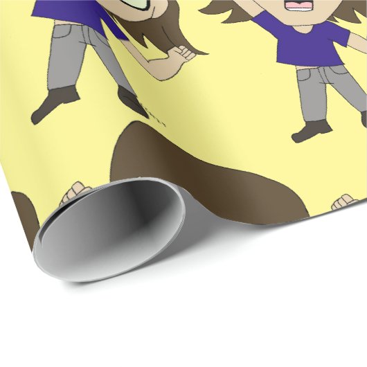 Chibi Sonic_Zeph Cadeaupapier (Rol Hoek)