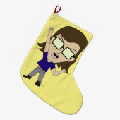 Chibi Sonic_Zeph Grote Kerstsok (Voorkant (Hangend))