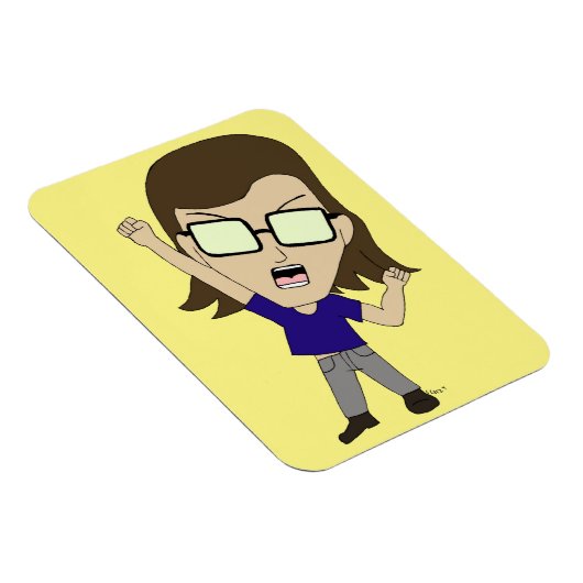 Chibi Sonic_Zeph Magneet (Rechterzijde)