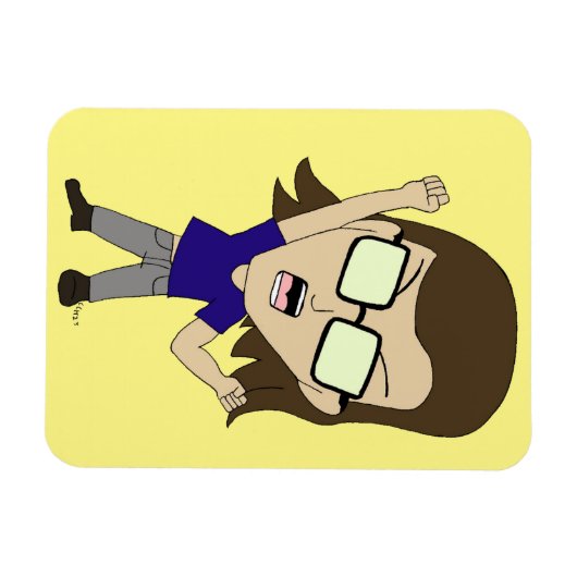 Chibi Sonic_Zeph Magneet (Horizontaal)