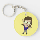 Chibi Sonic_Zeph Sleutelhanger (Voorkant)