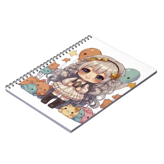chibi spiral notitieboek (Linkerzijde)