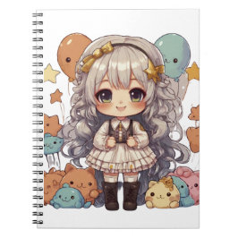 chibi spiral notitieboek