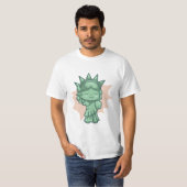 CHIBI STATUE OF LIBERTY NEW YORK T-SHIRT (Voorkant volledig)
