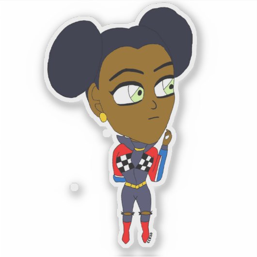 chibi sticker (Voorkant)