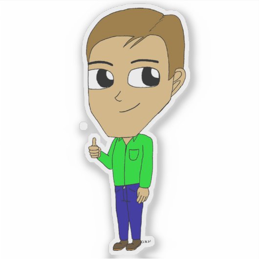 chibi sticker (Voorkant)