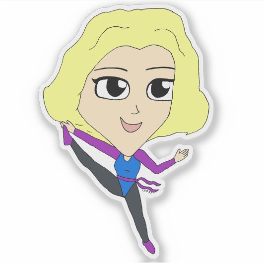 chibi sticker (Voorkant)