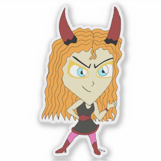 chibi sticker (Voorkant)