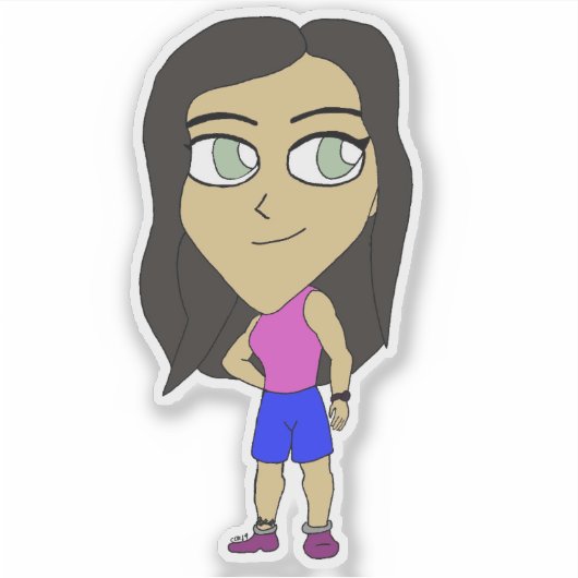 chibi sticker (Voorkant)