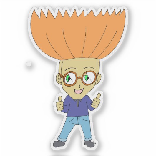 chibi sticker (Voorkant)