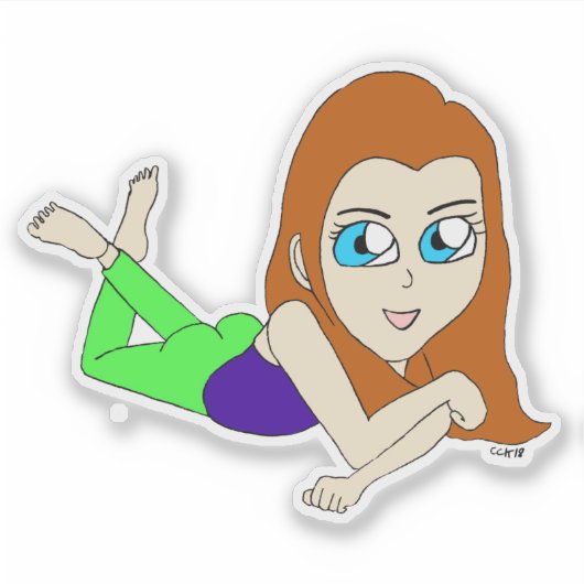 chibi sticker (Voorkant)