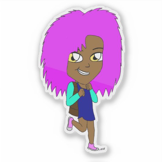 chibi sticker (Voorkant)