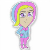chibi sticker (Voorkant)