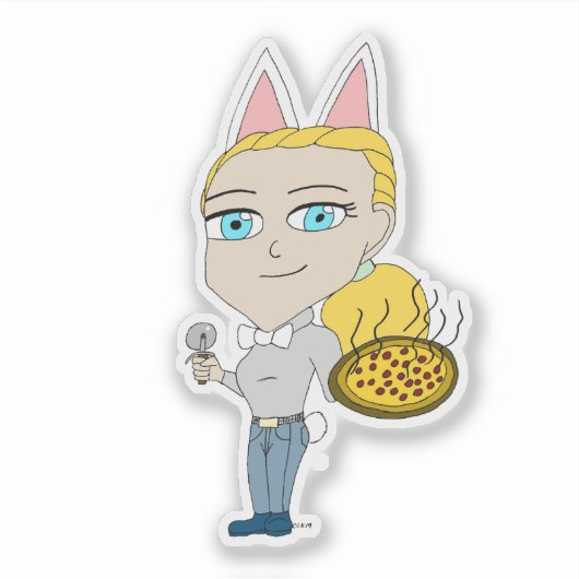 chibi sticker (Voorkant)